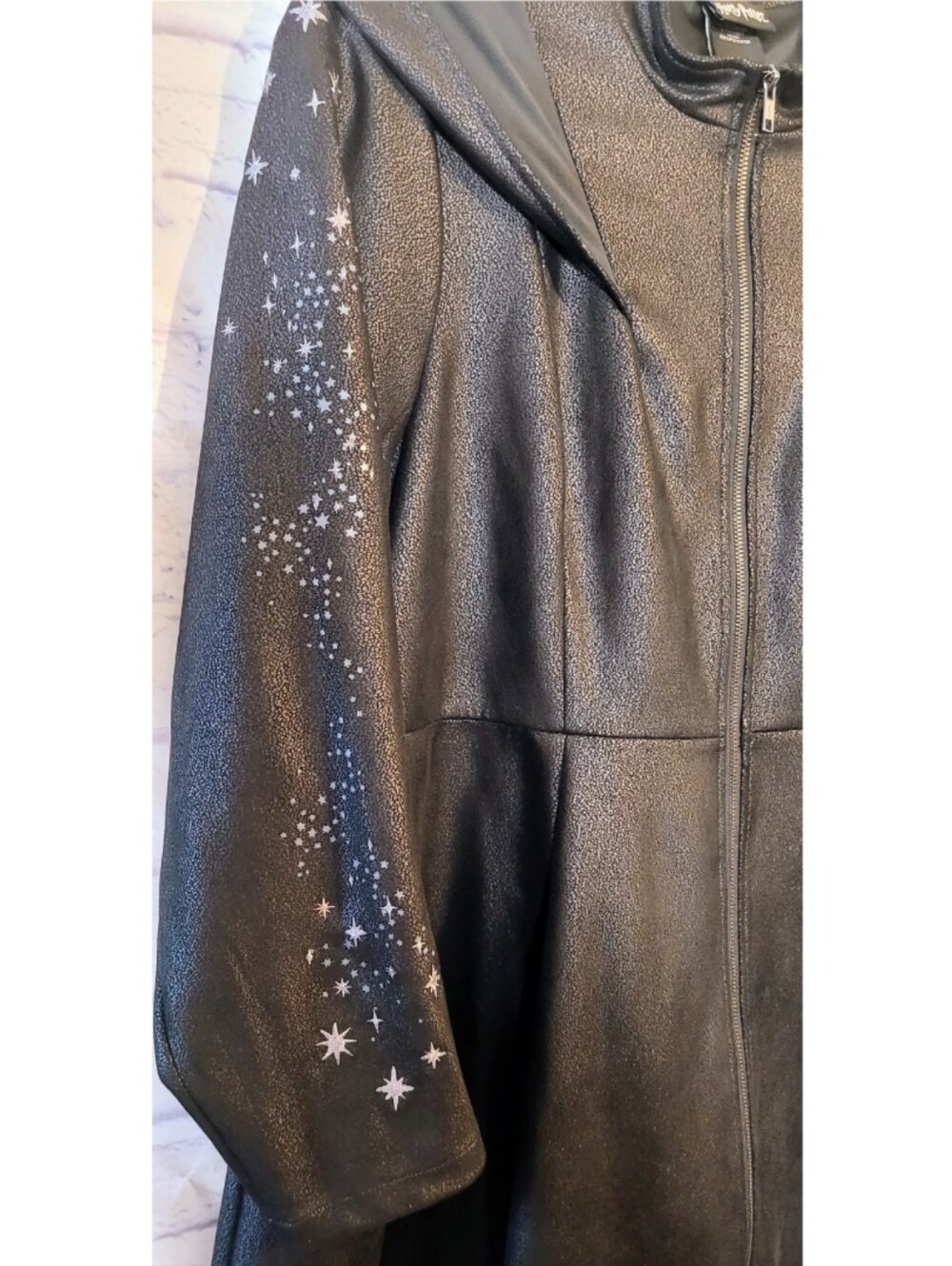 Harry Potter Deathly Hallows Coat Black Size 3 Cloak Cosplay Rare Limited Gothic - Picture 5 of 16